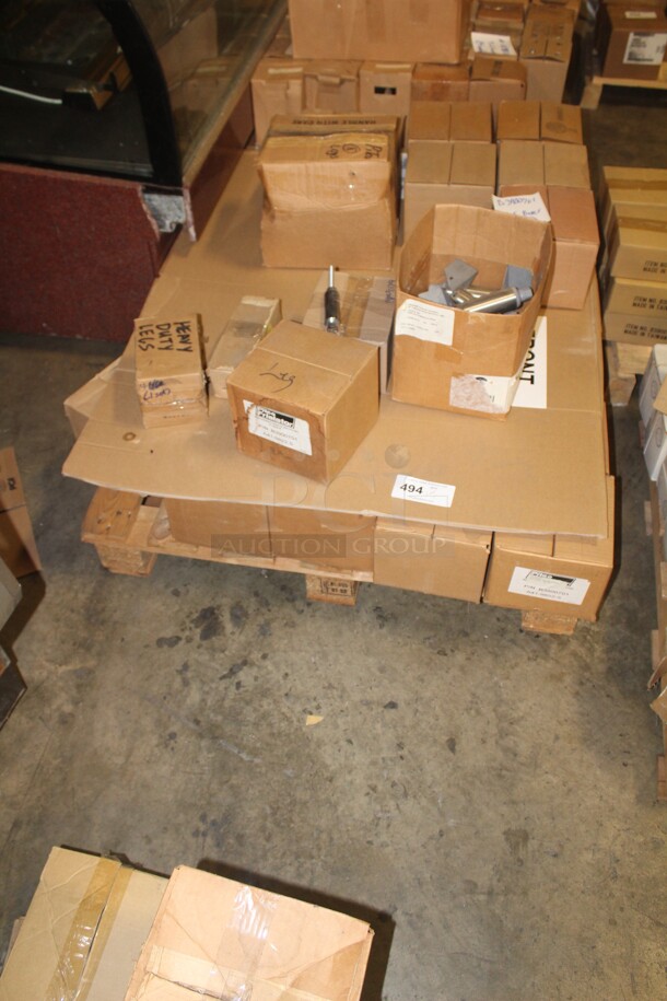 NEW IN BOX! 32 Boxes Pitco Frialator B3900701 Leg Sets With Hardware. 32X Your Bid!  - Image 2 of 2