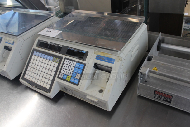 CAS LP-1000 Metal Commercial Countertop 30 Pound Capacity Food Portioning Scale. 120 Volts, 1 Phase. Tested and Working! - Image 3 of 9