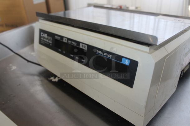 CAS LP-1000 Metal Commercial Countertop 30 Pound Capacity Food Portioning Scale. 120 Volts, 1 Phase. Tested and Working! - Image 9 of 9