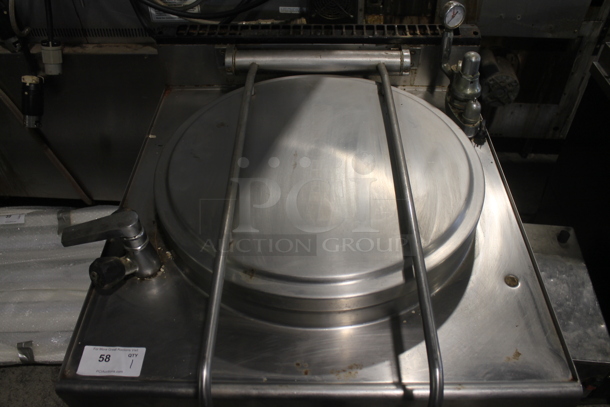 Modular Stainless Steel Commercial Countertop Natural Gas Powered Steam Kettle. - Image 2 of 7