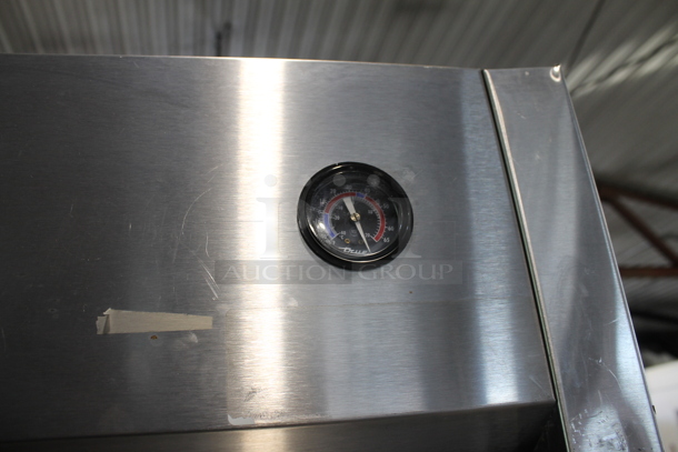 2015 True TG2R-2S Stainless Steel Commercial 2 Door Reach In Cooler w/ Poly Coated Racks. 115 Volts, 1 Phase. Tested and Working! - Image 6 of 6