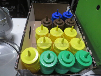 One Lot Of Assorted Squeeze Bottles.