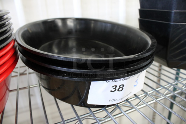 3 Black Poly Trays. 9.5x13.5x3. 3 Times Your Bid! - Image 2 of 3