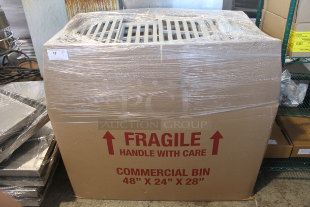 ALL ONE MONEY! Lot of BRAND NEW Gray Poly Shelf Pieces - Image 1 of 5