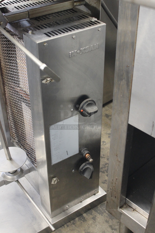 Inoksan PDG102MN Stainless Steel Commercial Countertop Natural Gas Powered Vertical Charbroiler. 20,478 BTU. - Image 4 of 5