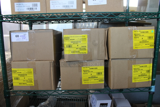 ALL ONE MONEY! Tier Lot of 6 BRAND NEW! Boxes of 6 Pentair EV961326 MH2 Carts - Image 1 of 4