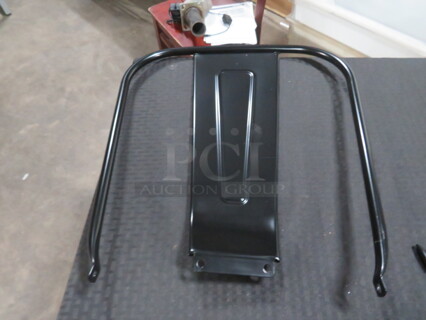 One Lot Of 49 NEW Black Metal Industrial Look Chair BACKS. 