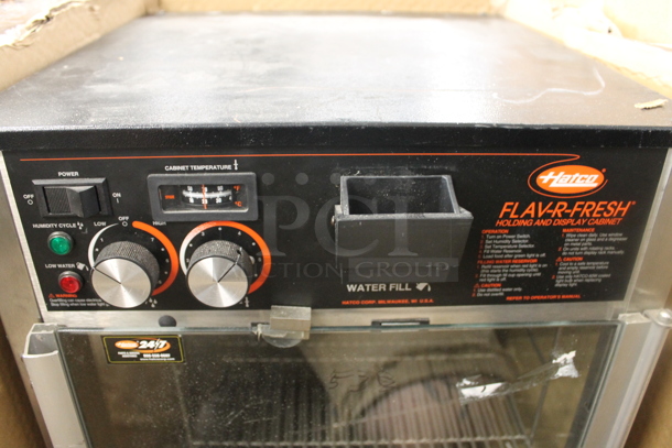 Hatco Flav-r-fresh Stainless Steel Commercial Countertop Heated Holding Cabinet Merchandiser. Tested and Working! - Image 2 of 3