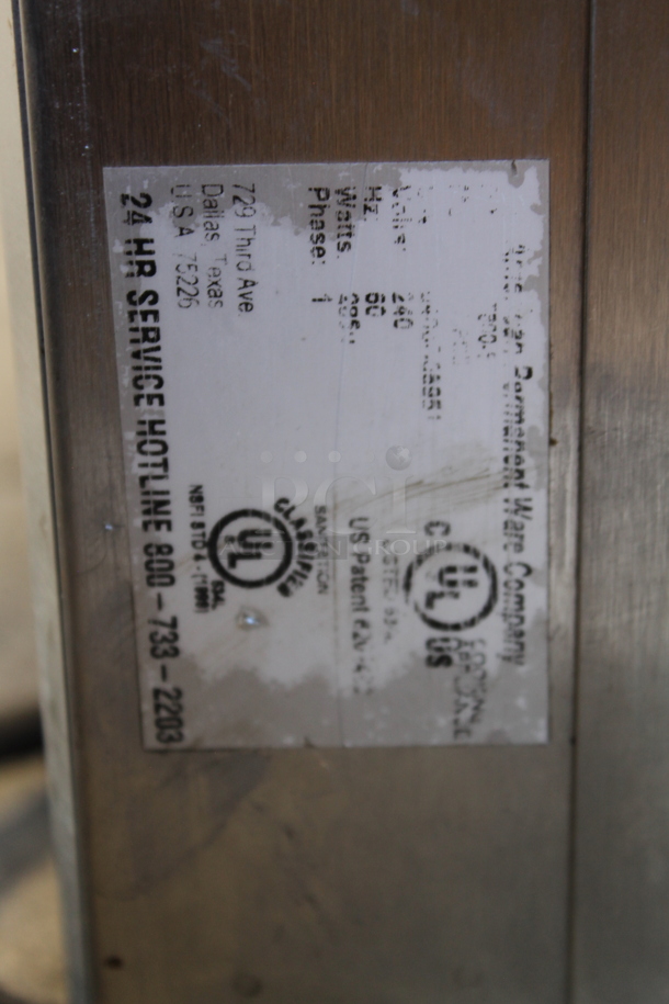 APW Wyott Stainless Steel Commercial Countertop Conveyor Toaster Oven. 240 Volts, 1 Phase.  - Image 6 of 8