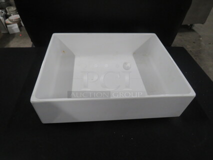 One Melamine Server. 12X9.5X3