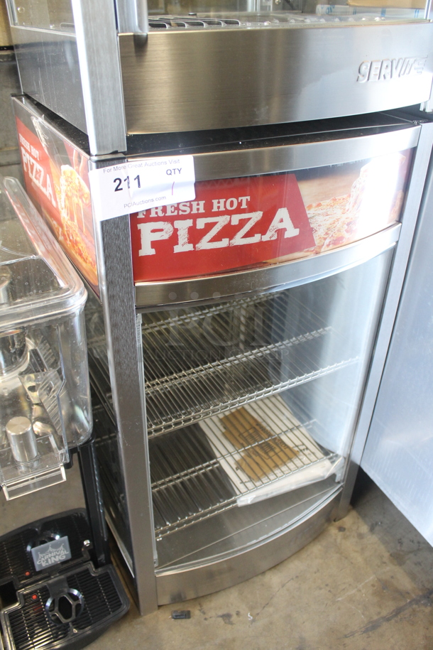 LIKE NEW! ServIt 423PDW12D1S Stainless Steel Commercial Countertop Full-Service Countertop Display Warmer with 4 Shelves. Unit Has Only Been Used a Few Times! Tested and Working! - Image 2 of 9