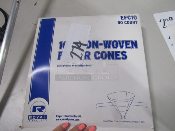 One Lot Of Non Woven Filter Cones.
