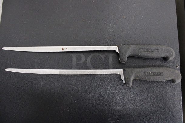 2 Sharpened Stainless Steel Sashimi Knives. Includes 17