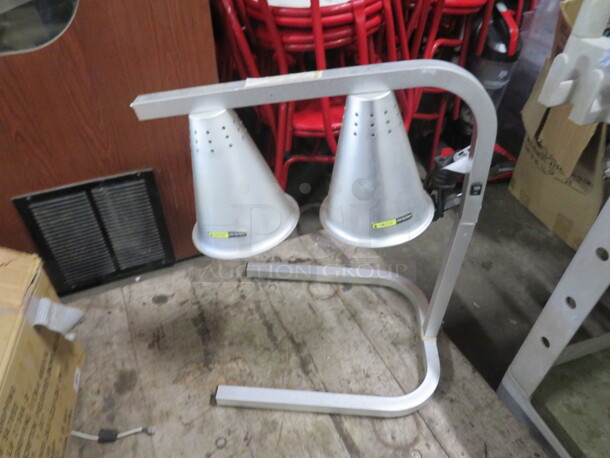 One Adcraft 2 Bulb Food Warmer. Model# HL-2A. 120 Volt. 14X19X23 - Image 1 of 1