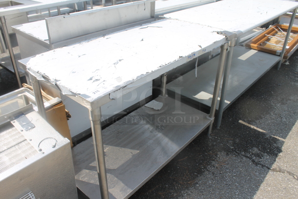 BRAND NEW SCRATCH AND DENT! Stainless Steel Commercial Table w/ Under Shelf. - Image 2 of 4