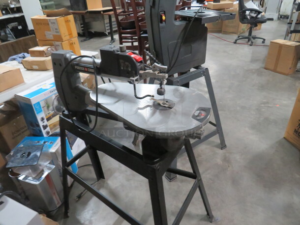 One Porter Cable Variable Speed Scroll Saw With Stand. #PCB375SS. - Image 2 of 2