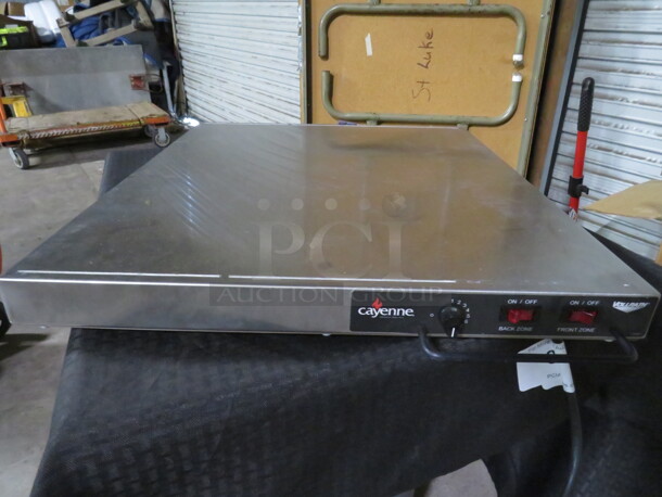 One NEW Vollrath Stainless Steel Cayenne Heated Shelf. Model# 7277024. 120 Volt. 353 Watt. 20X24 - Image 1 of 2