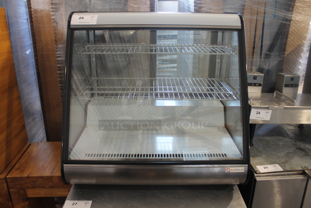 Newbel RTW-130L-1 Stainless Steel Commercial Countertop Refrigerated Display Case Merchandiser. 115 Volts, 1 Phase. Tested and Powers On But Does Not Get Cold - Image 1 of 5