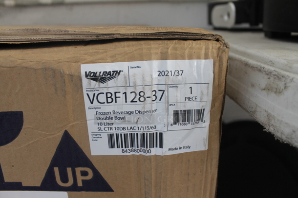 BRAND NEW IN BOX! Vollrath VCBF128-37 Commercial 10 Liter Frozen Beverage Dispenser With Double Bowl. 115 V, 1 Phase. - Image 3 of 3