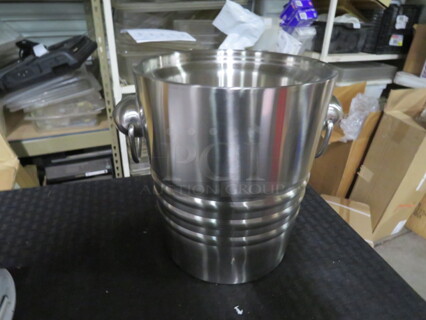 One NEW Vollrath Stainless Steel Double Wall Wine Bucket. #46616