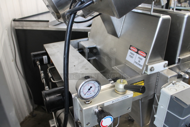 2017 Goodnature EG-260 Stainless Steel Commercial Floor Style Cold Press Juicer on Commercial Casters. 230 Volts, 1 Phase.  - Image 7 of 12