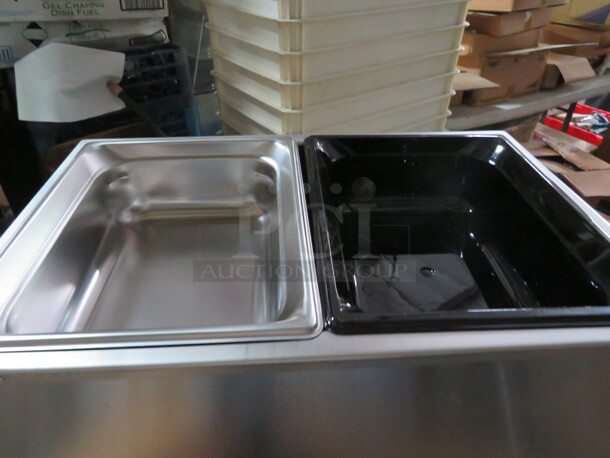 One NEW Vollrath Super Pan System With NEW 1/2 Size Food Storage Container And 1/2 Size Hotel Pan. #91539 - Image 2 of 2