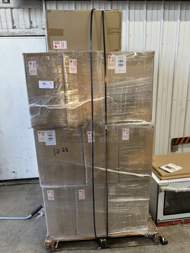 PALLET LOT OF 32 Noble 274SUBWSH250 Products Last Call Heavy-Duty Submersible Five Brush Electric Glass Washer. Consignor States: "Belt quality is poor and may shred over time with use. Water seals are not very good and once the water gets in the machine, it trips the GFI. The unit will not work again until completely dried out." 120 Volts, 1 Phase. 32 Times Your Bid! - Image 2 of 4