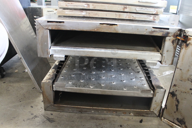 Ovention C20003PH Stainless Steel Commercial Electric Powered Conveyor Pizza Oven. Missing Conveyor Belt. 208/240 Volts, 3 Phase.  - Image 10 of 10