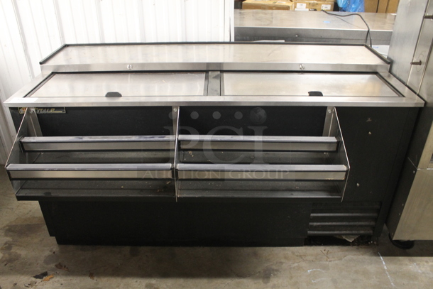 2012 True TD-65-24 Commercial Stainless Steel Bottle Cooler. 115V, 1 Phase. Tested and Working!