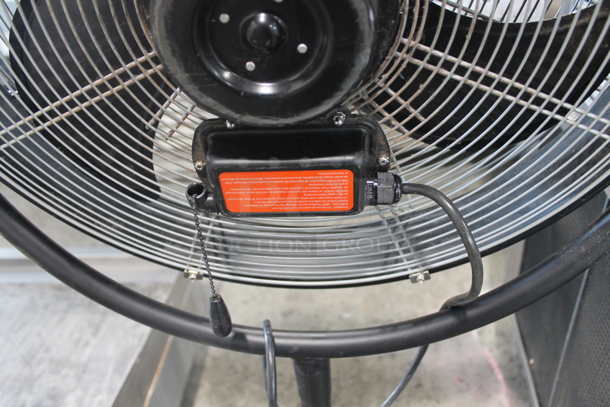 Utilitech Pro Metal Floor Style Fan. Cannot Test - Unit Was Previously Hardwired - Image 3 of 6