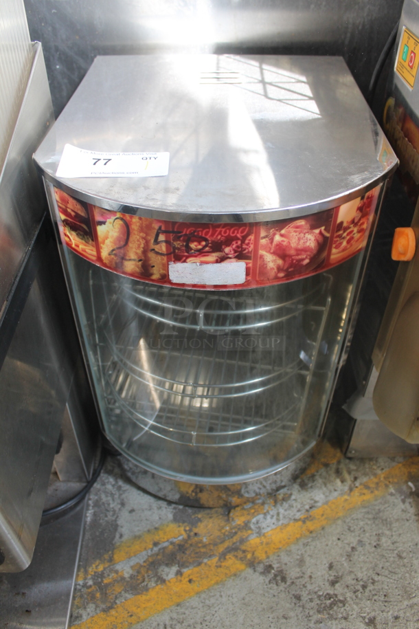 2017 Omcan DW-CN-0349 Commercial Stainless Steel Countertop Warming Display Case. 115 Volt. Tested and Powers On But Does Not Get Warm - Image 1 of 4