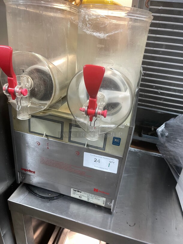 UGOLINI MT (2 Bowls x 10 Liters) 20L Commercial Granita Slush Margarita Smoothie Frozen Drinks Beverage Maker Machine Dispenser - Made in Italy 115 Volt NSF Missing Parts Tested and Working! - Image 1 of 9