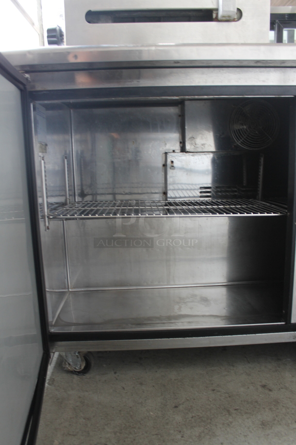 Turbo Air TUR-60SD Stainless Steel Commercial Undercounter Cooler on Commercial Casters. 115 Volts, 1 Phase. Tested and Powers On But Does Not Get Cold - Image 3 of 6