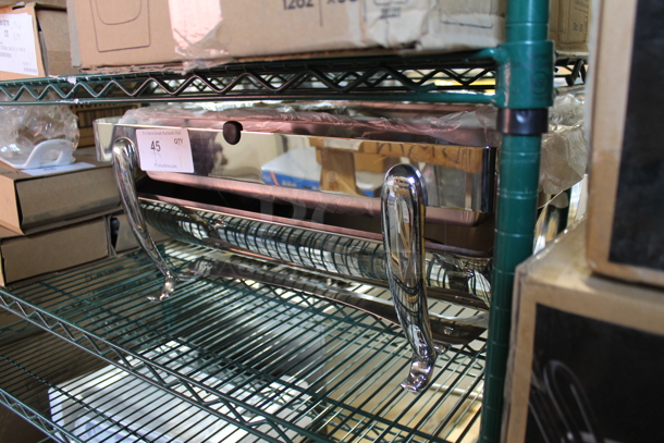 BRAND NEW! Stainless Steel Chafing Dish w/ Rolling Lid.  - Image 2 of 3