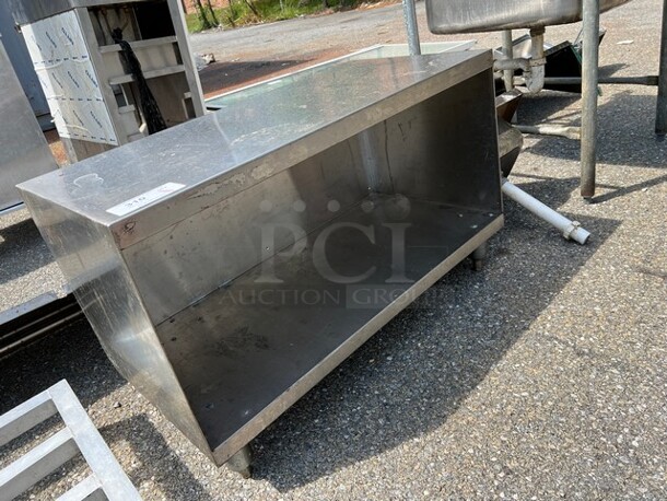 Stainless Steel Counter w/ Under Shelf. 37x18x23 - Image 4 of 4