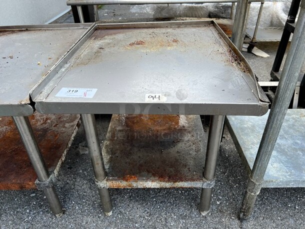 Stainless Steel Equipment Stand w/ Under Shelf. 24x30x25.5