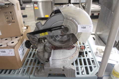 Metal Countertop 10" Compound Miter Saw w/ Laser Guide.