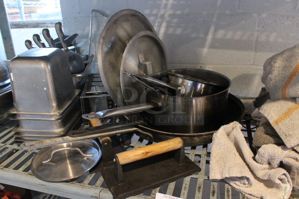 ALL ONE MONEY! Tier Lot of Various Items Including Metal Bowls and Utensils - Image 3 of 4