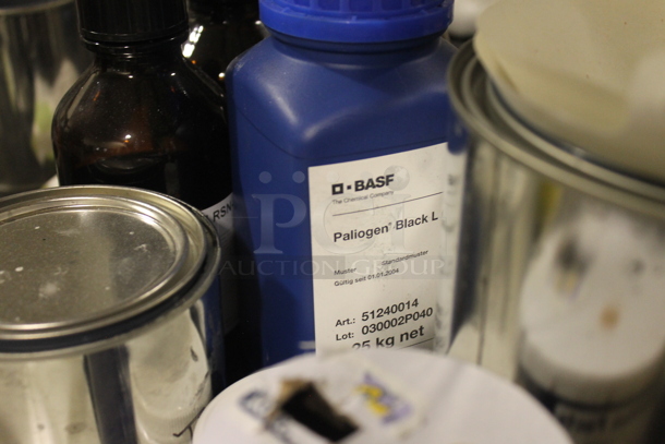 White Counter w/ Black Countertop, Doors, Drawers and Contents. BUYER MUST REMOVE. - Image 4 of 10