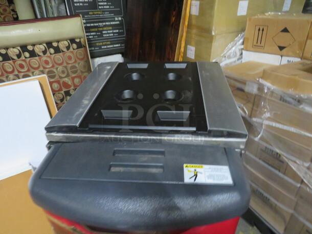 One Lancer 6 Flavor Soda/Ice Dispenser With Drain Tray. Model# 4500. 115 Volt.  - Image 2 of 5