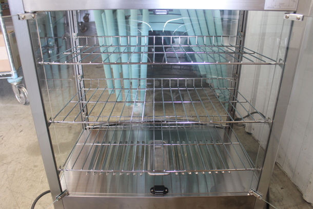 RTR-137L Stainless Steel Commercial Countertop Heated Display Case Merchandiser. 110-120 Volts, 1 Phase. Tested and Working! - Image 7 of 7