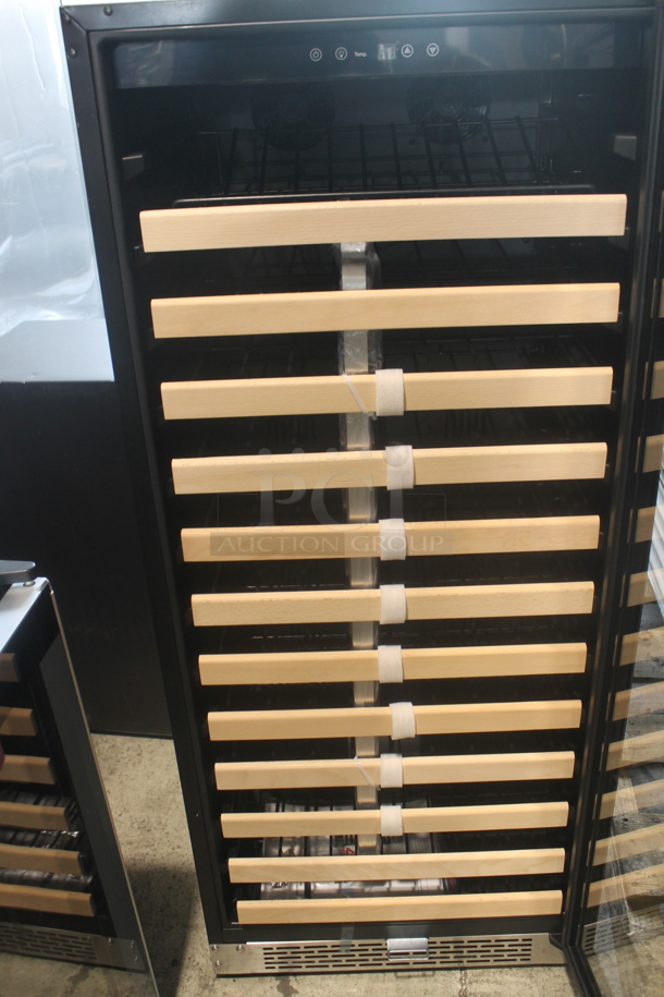BRAND NEW SCRATCH AND DENT! Whynter BWR-1002SD Stainless Steel Compressor 100 Bottle Wine Refrigerator With Display Rack and LED Display, Black 115V. Tested and Working! - Image 4 of 5