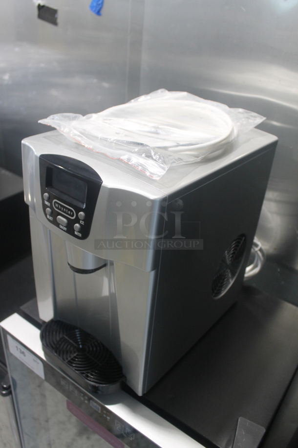 BRAND NEW SCRATCH AND DENT! Whynter IDC-221SC Stainless Steel Countertop Direct Connection Ice Maker and Water Dispenser. 115V, 1 Phase. Tested and Working!  - Image 3 of 6