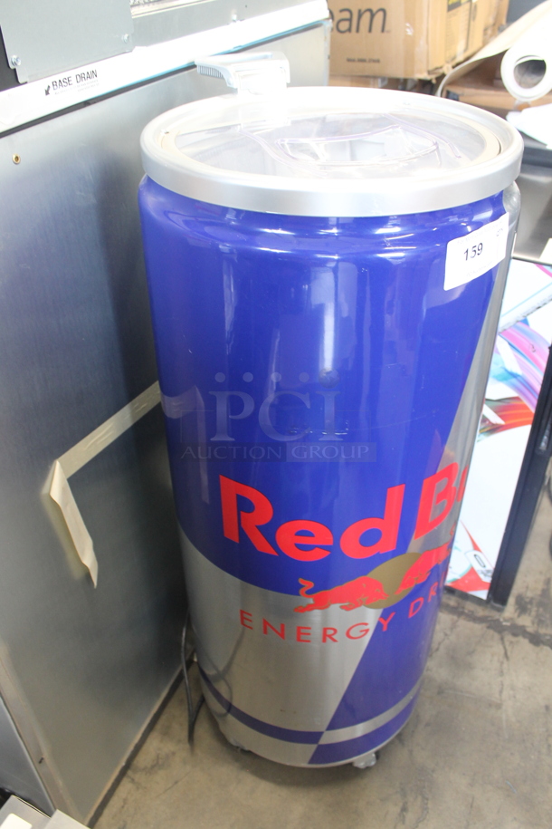 RedBull Metal Portable Cooler on Commercial Casters. - Image 2 of 7