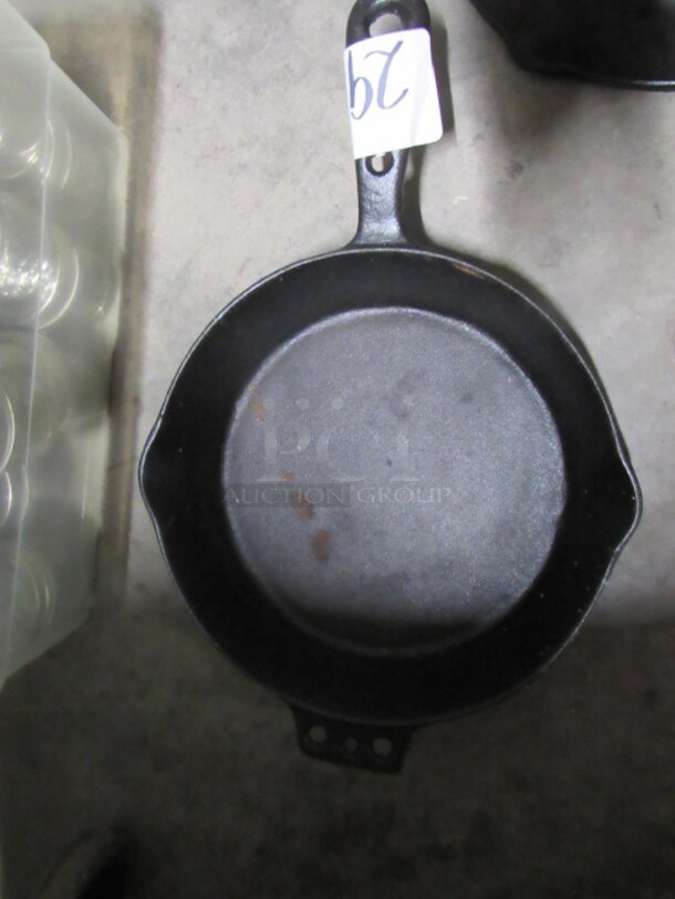 One 10.5 Inch Cast Iron Skillet.