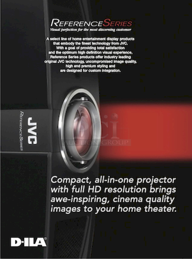 DO NOT PASS THIS BY!! JVC DLA-RS1 Reference Series 1080p 3-Chip D-ILA HD Projector HDMI.
110 V – 240 V AC, 50/60 Hz
18" x 17-9/16 x 7-1/4"  - Image 6 of 9