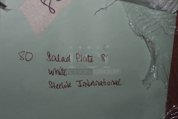 BEAUTIFUL! Steelite International Salad Plates, White, 8". 30x Your Bid - Image 4 of 4