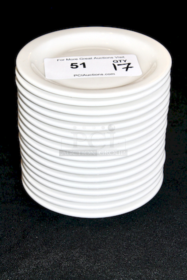 NEVER USED! Tuxton 6-1/2” Plates, China.
17x Your Bid
 - Image 1 of 2