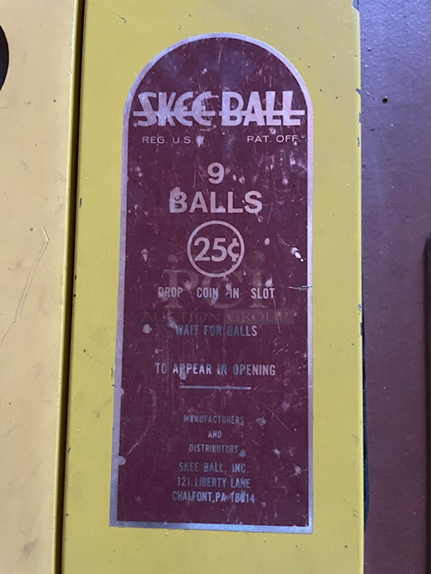 Skee Ball Machines, Coin Operated. 2x Your Bid - Image 3 of 3