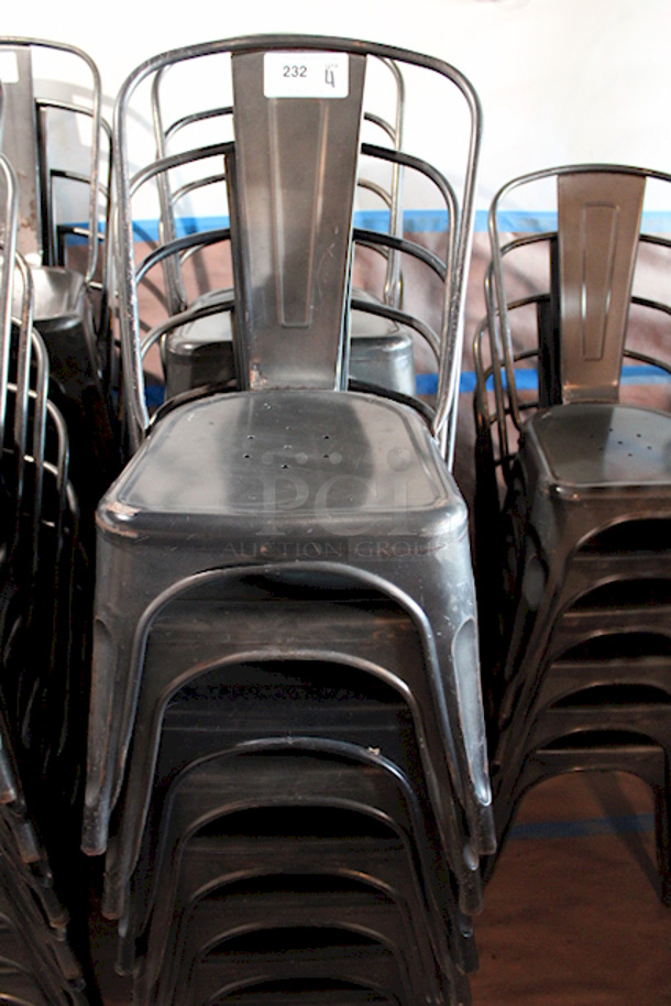 FDW Restaurant Dining Chairs, Indoor/Outdoor, Metal, 18 Inch Seat Height. 4x Your Bid - Image 7 of 7